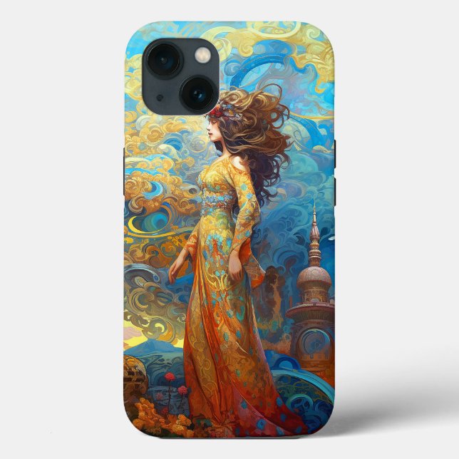 Coques Case-Mate iPhone La déesse surréelle Queen Imaginaire Art (Verso)