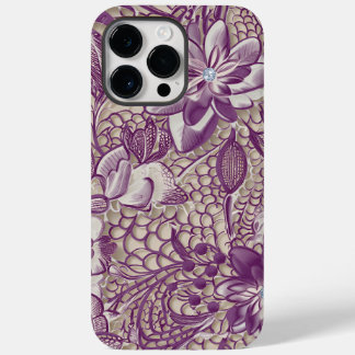Coque Pour Pour iPhone 14 Pro Max La dentelle de Flore