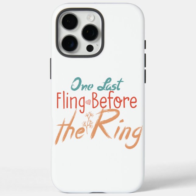 Coques Case-Mate iPhone La dernière célébration avant le mariage (Verso)