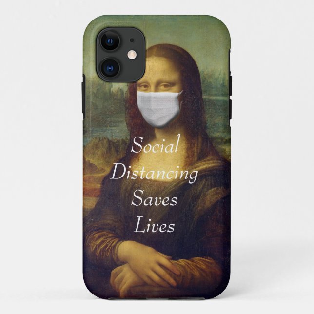 Coques Case-Mate iPhone la distanciation sociale sauve des vies (Dos)