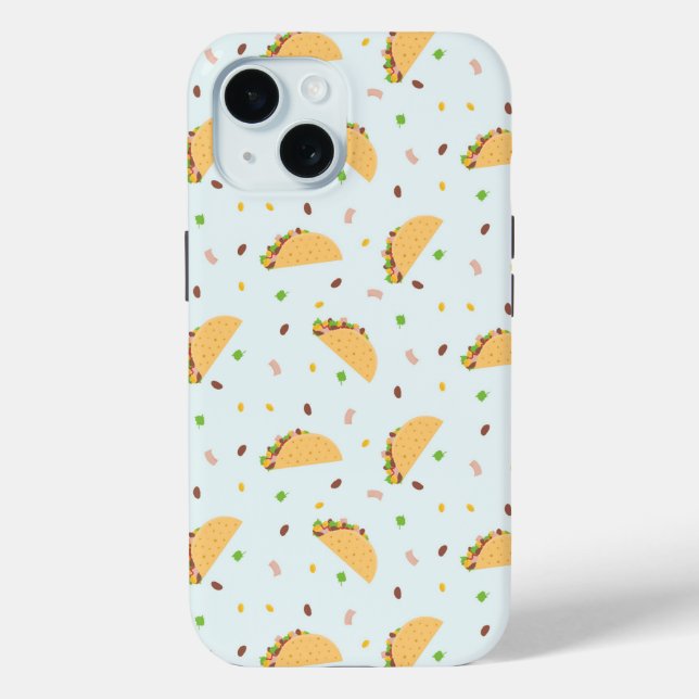 Coques Case-Mate iPhone La faim du Motif de Tacos (Verso)