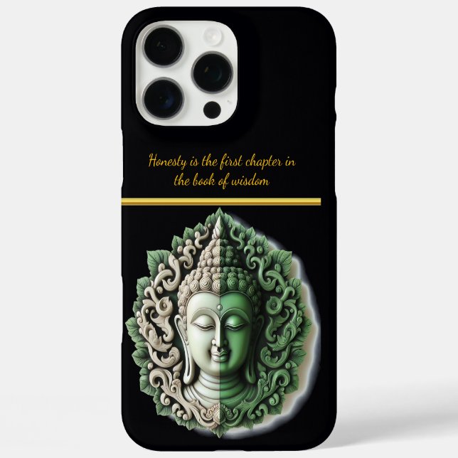 Coques Case-Mate iPhone La feuille bouddhiste sculptée par AI (Verso)