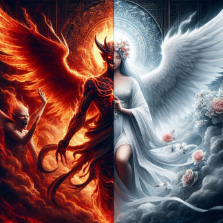 Coque iPhone 15 Mini La foi des anges