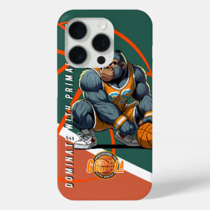 Coque iPhone 15 Pro La force primordiale du Basketball