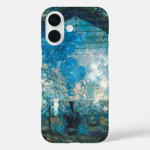 Coques iPhone 16 La Gare Saint-Lazare par Claude Monet
