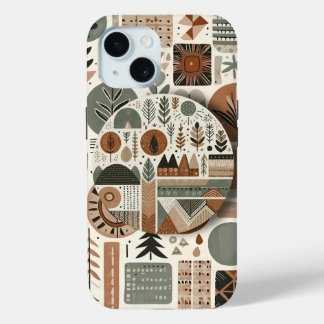 Coque Pour iPhone 15 La géométrie de la nature
