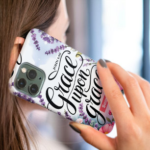 Coques iPhone 16 Pro Max La grâce personnalisée sur la grâce chrétienne fem