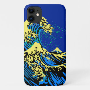 Coques Pour iPhone La grande vague Hokusai en style pop art