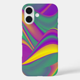 Coques iPhone 16 La magie des couleurs Abstrait Rainbowart 3D