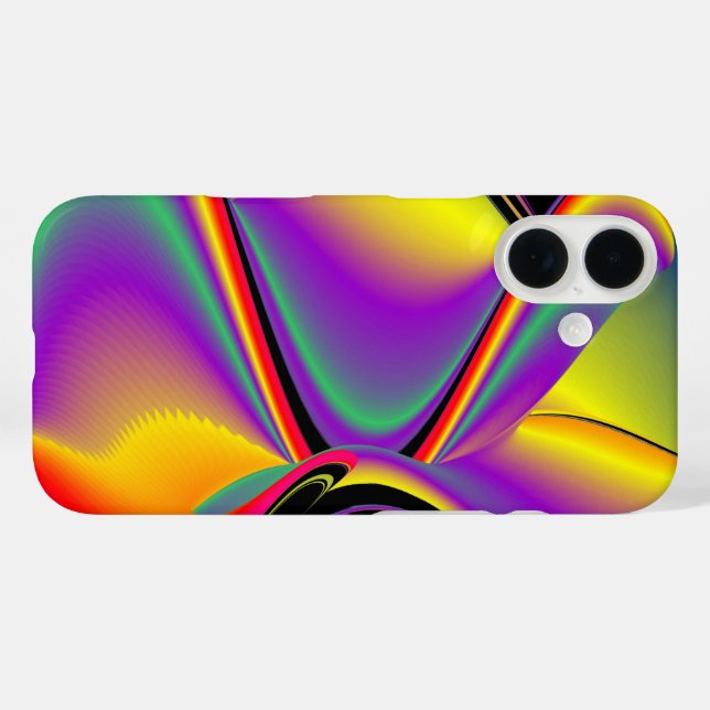 Coques Case-Mate iPhone La magie des couleurs Abstrait Rainbowart 3D (Verso (horizontal))