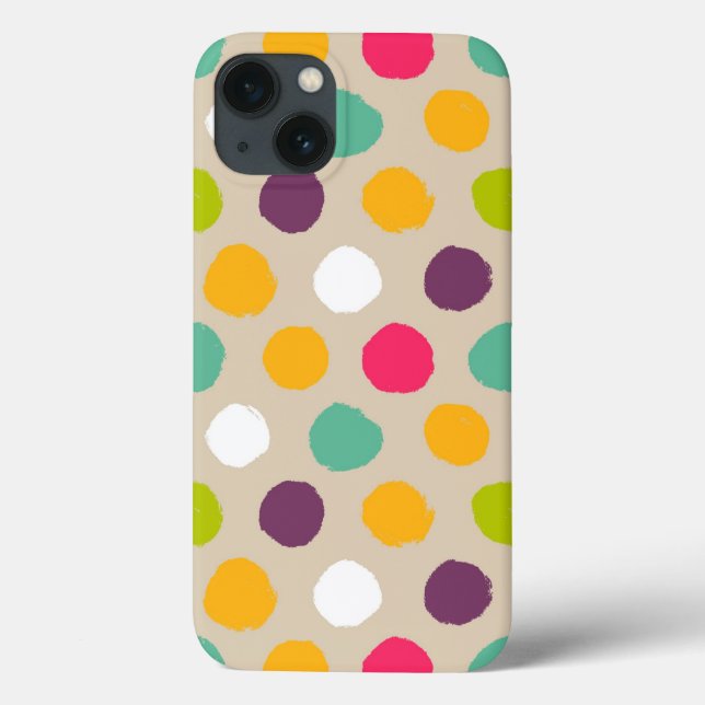 Coques Case-Mate iPhone La Main-Drawn polka (Verso)