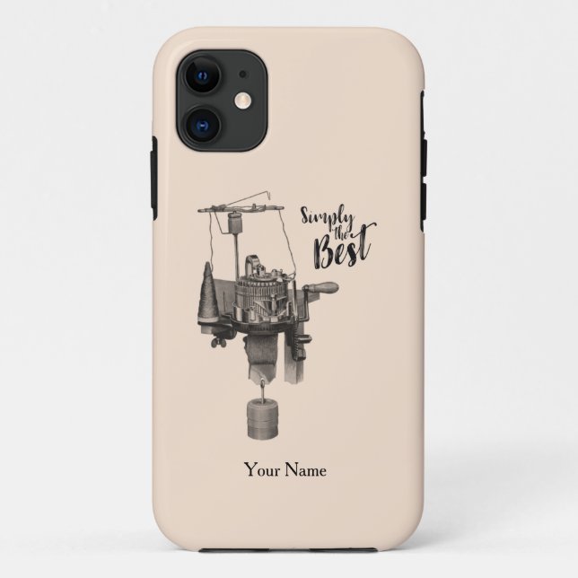 Coques Case-Mate iPhone La meilleure machine à Tricot circulaire (Dos)