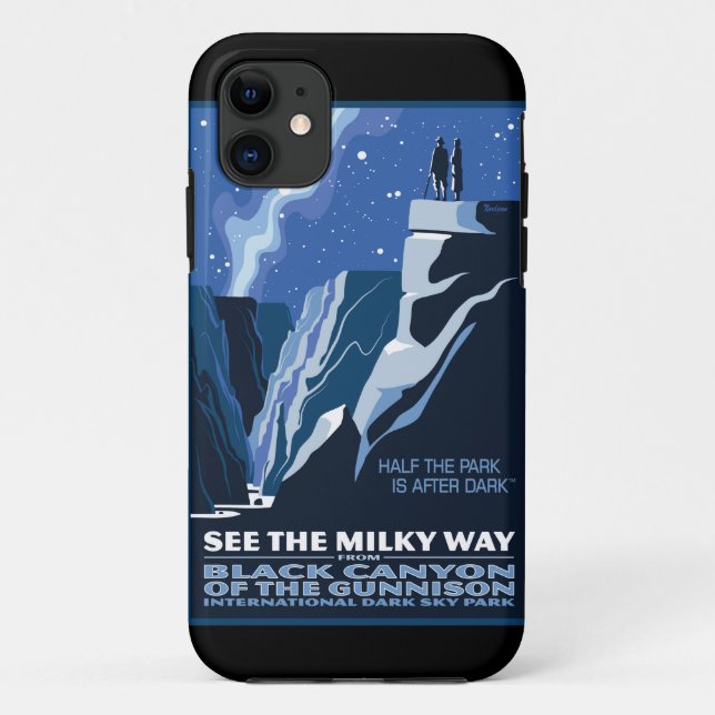 Coques Case-Mate iPhone La moitié du parc est après la nuit noire(MC) (Dos)