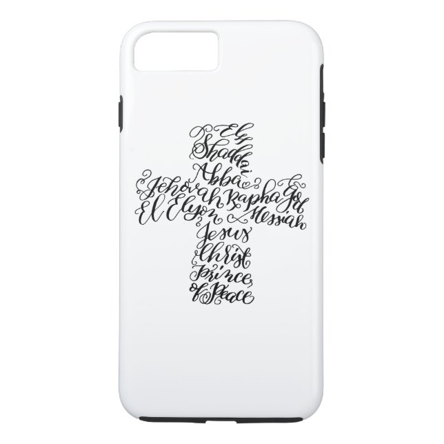 Coques Case-Mate iPhone La mosaïque croisée de calligraphie (Dos)