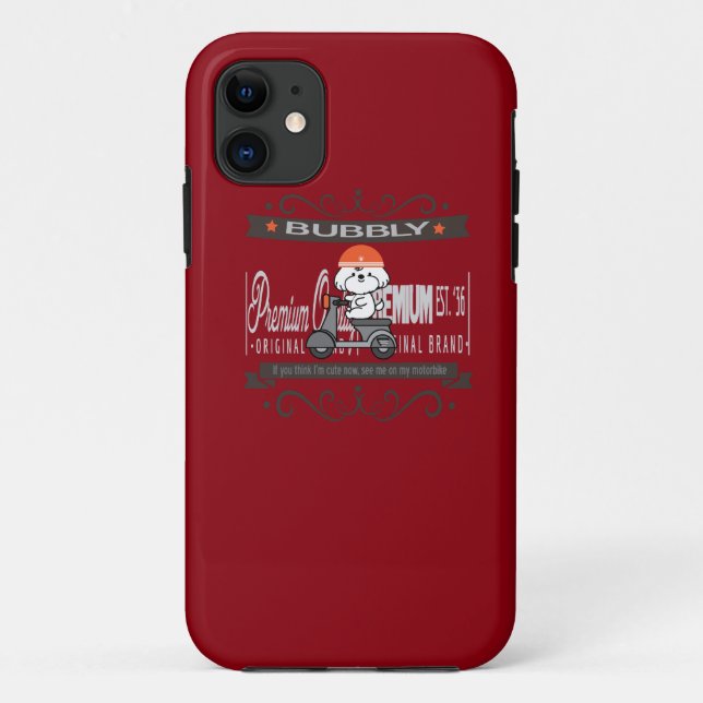 Coques Case-Mate iPhone La moto de Bubbly (Dos)