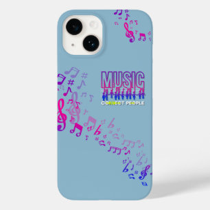 Coque Pour iPhone 14 La musique rapproche les gens
