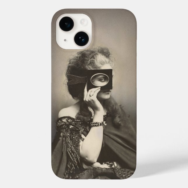 Coques Case-Mate iPhone La mystérieuse comtesse Castiglione Masquée Dame (Verso)