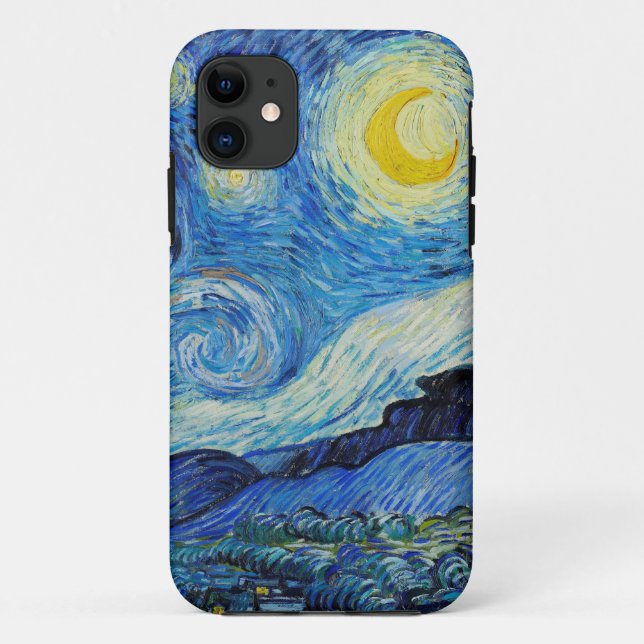 Coques Case-Mate iPhone La nuit étoilée de Vincent Van Gogh (Dos)