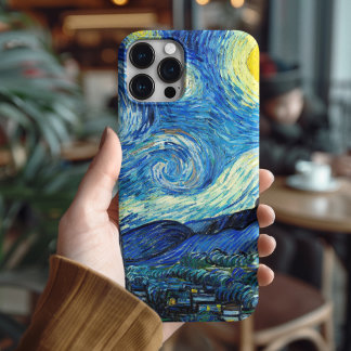 Coque iPhone 15 Pro Max La nuit étoilée par Vincent Van Gogh