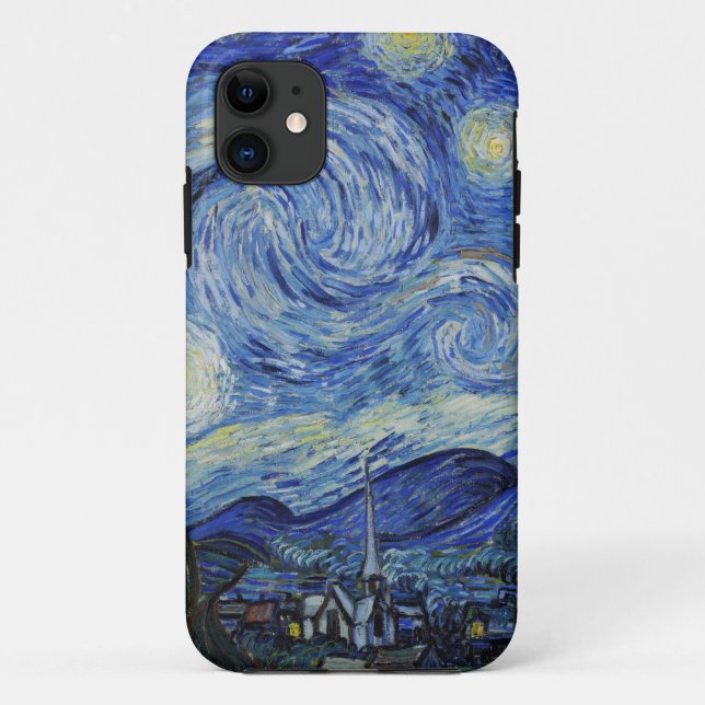 Coques Case-Mate iPhone La Nuit étoilée - Vincent Van Gogh (Dos)