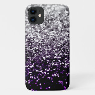 Case-Mate iPhone Case La nuit noire et la Parties scintillant d'argent n