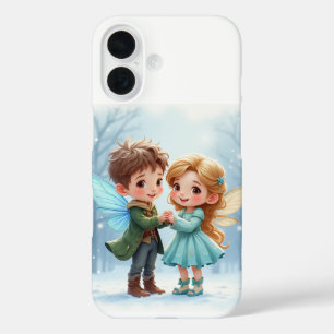 La paire de fées d'amour iPhone 16 Coques