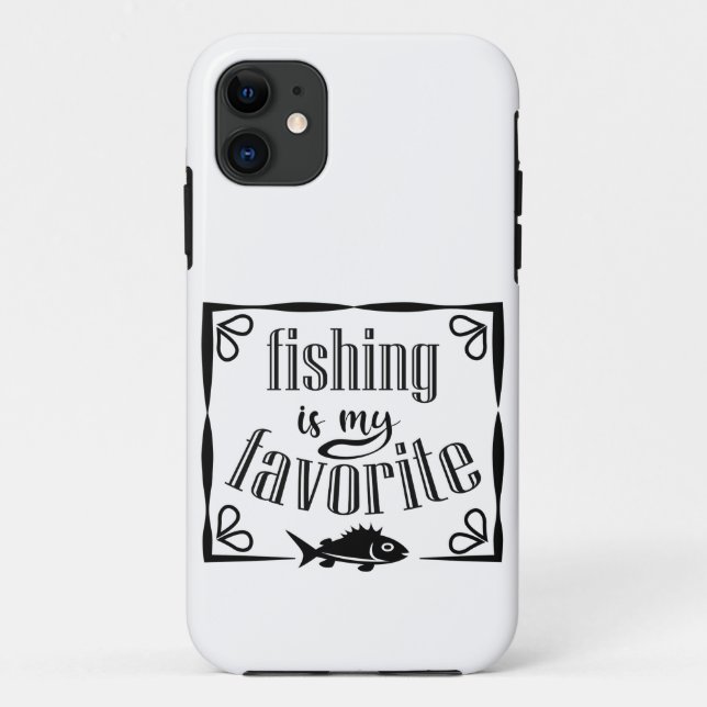Coques Case-Mate iPhone La pêche est ma citation préférée (Dos)