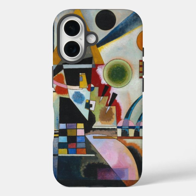 Coques Case-Mate iPhone La peinture Abstraite de Kandinsky (Verso)