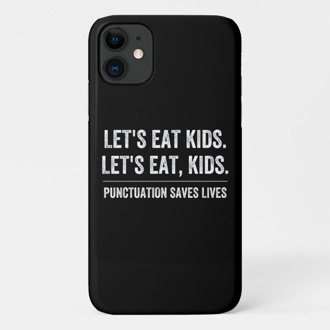 Coques Case-Mate iPhone La ponctuation sauve des vies (Dos)