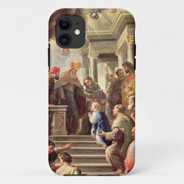 Coques Case-Mate iPhone La présentation de la Vierge au temple (huile (Dos)