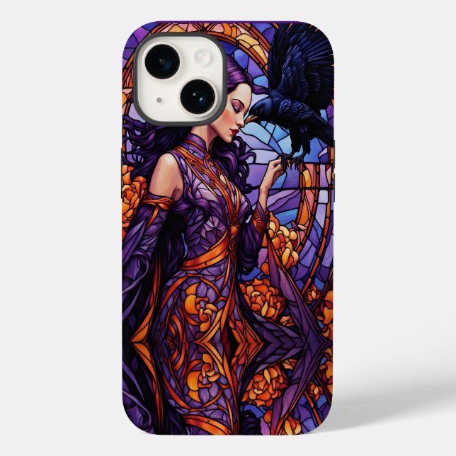Coques Case-Mate iPhone La princesse et le corbeau (Verso)