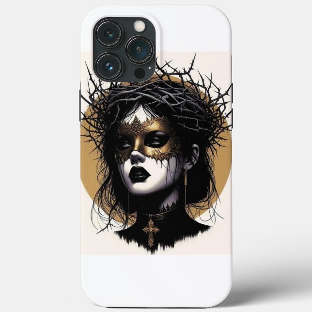 Coques Case-Mate iPhone La religieuse en noir (Verso)