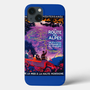 iPhone 13 Case La Route Des Alpes Vintage PosterEurope