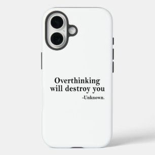Coques iPhone 16 La rumination vous détruira – Rappel de mentalité