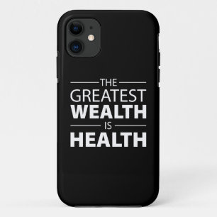 Coque iPhone 11 La Santé Est Richesse, L'Entraînement Gymnase Insp
