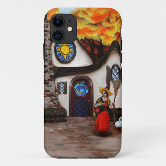 Coque iPhone 11 La sorcière et ses oies
