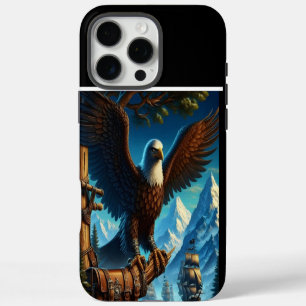 Coques iPhone 16 Pro Max La surveillance d'aigle sur des navires éloignés