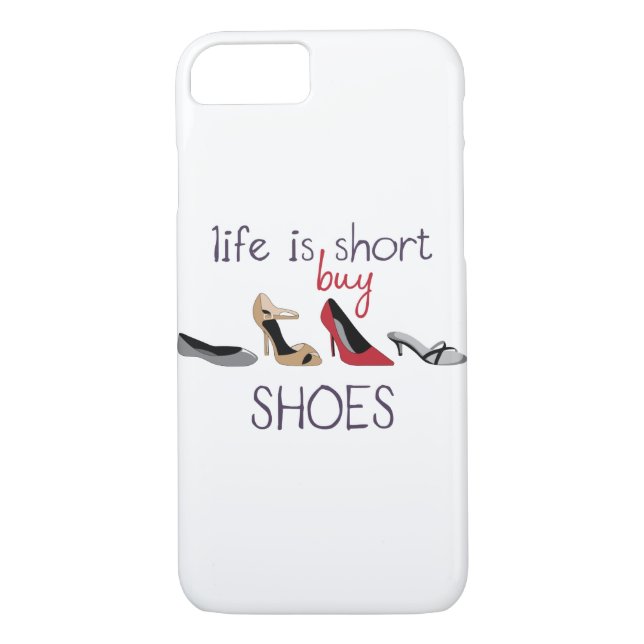 Coques Case-Mate iPhone La vie est courte (Dos)