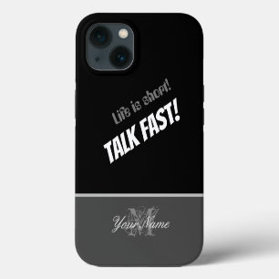 Case-Mate iPhone Case La vie est courte ! - Parle vite !