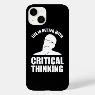 Coque Pour iPhone 14 La Vie Est Meilleure Avec La Pensée Critique