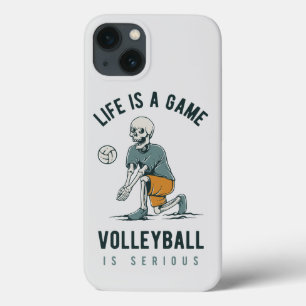 Case-Mate iPhone Case La vie est un jeu Volleyball est sérieux
