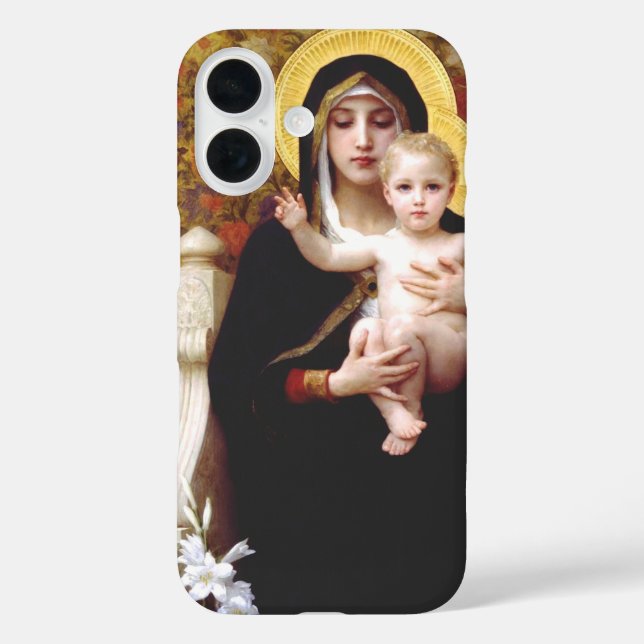 Coques Case-Mate iPhone La Vierge aux lys (Verso)