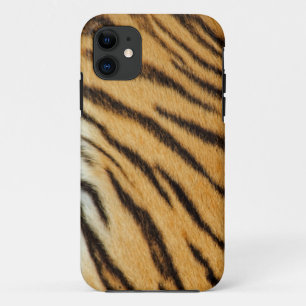Coques Pour iPhone La vraie fourrure de tigre barre la caisse de