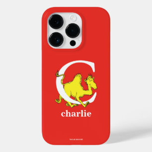 Coque Pour iPhone 14 Pro L'ABC de Dr Seuss : Lettre C - Blanc Ajoutez vot