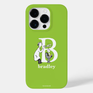 Coque Pour iPhone 14 Pro L'ABC du Dr Seuss : Lettre B - Blanc   Ajoutez vot