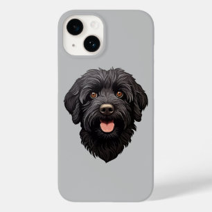 Coque Pour iPhone 14 Labradoodle Chien noir