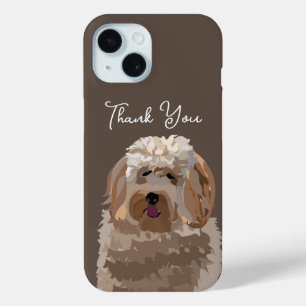 Coque Pour iPhone 15 Labradoodle Mignon Personnalisé