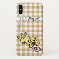Labrador et beignets jaunes personnalisés