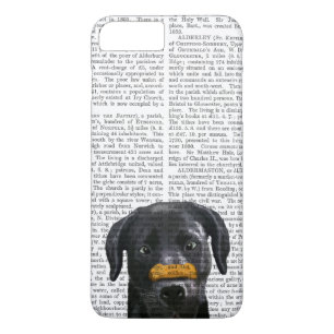 Case-Mate iPhone Case Labrador noir avec os sur le nez