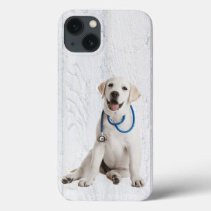 Case-Mate iPhone Case Labrador Retriever on Whitewashed Wood